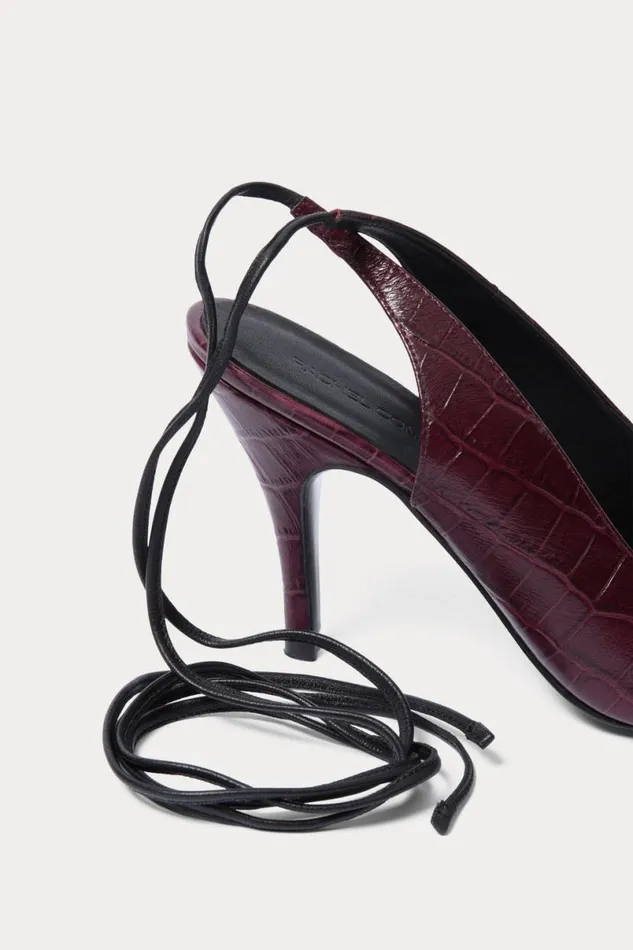Women Heels Rachel Comey Cheke Heel Cherry Women Heels Rachel Comey Cheke Heel Cherry