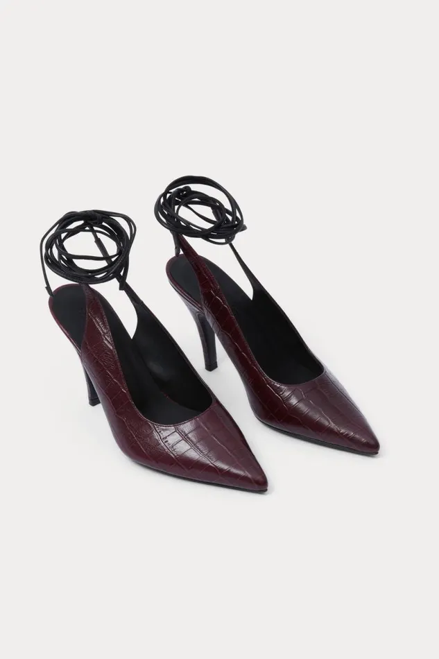 Women Heels Rachel Comey Cheke Heel Cherry Women Heels Rachel Comey Cheke Heel Cherry