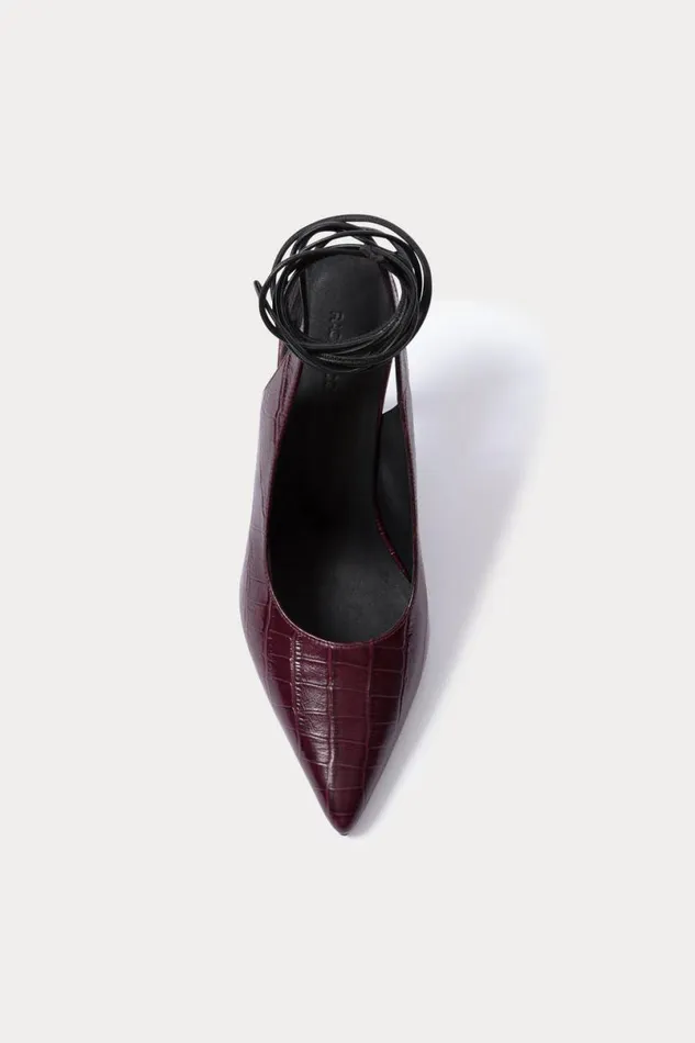 Women Heels Rachel Comey Cheke Heel Cherry Women Heels Rachel Comey Cheke Heel Cherry