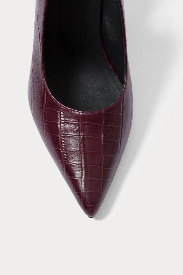 Women Heels Rachel Comey Cheke Heel Cherry Women Heels Rachel Comey Cheke Heel Cherry