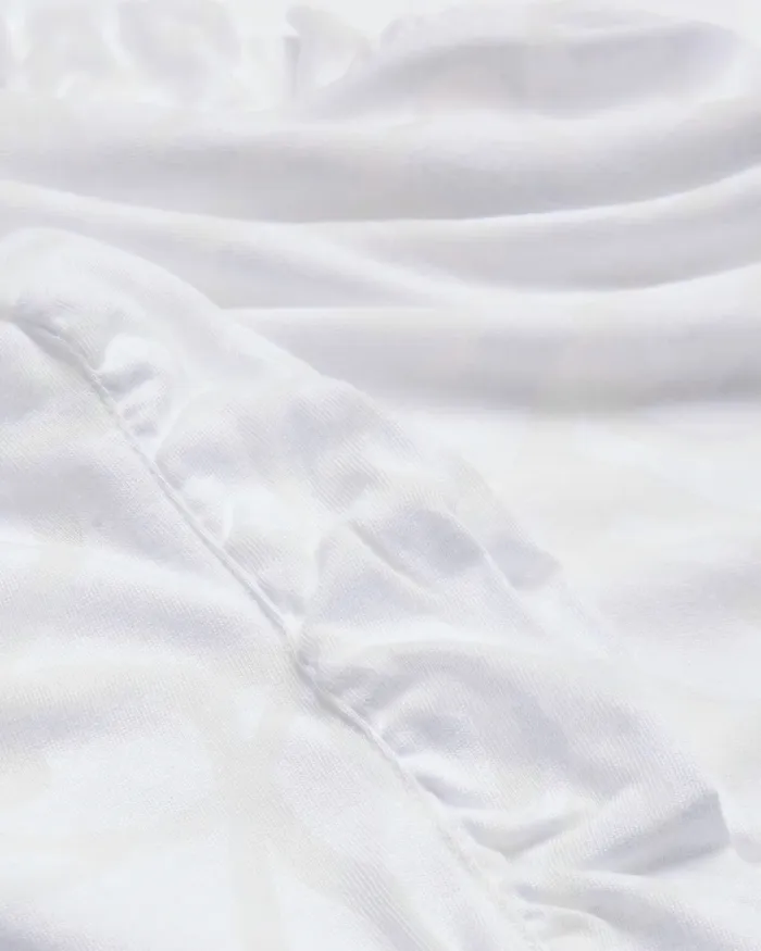 Women IILAA 8211 Frill Sleeve Burnout Pattern Top White Ted Baker Tops and Blouses Women IILAA 8211 Frill Sleeve Burnout Pattern Top White Ted Baker Tops and Blouses