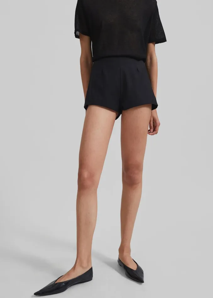 Women Isodora Hot Pants 8211 Black The Frankie Shop Bottoms