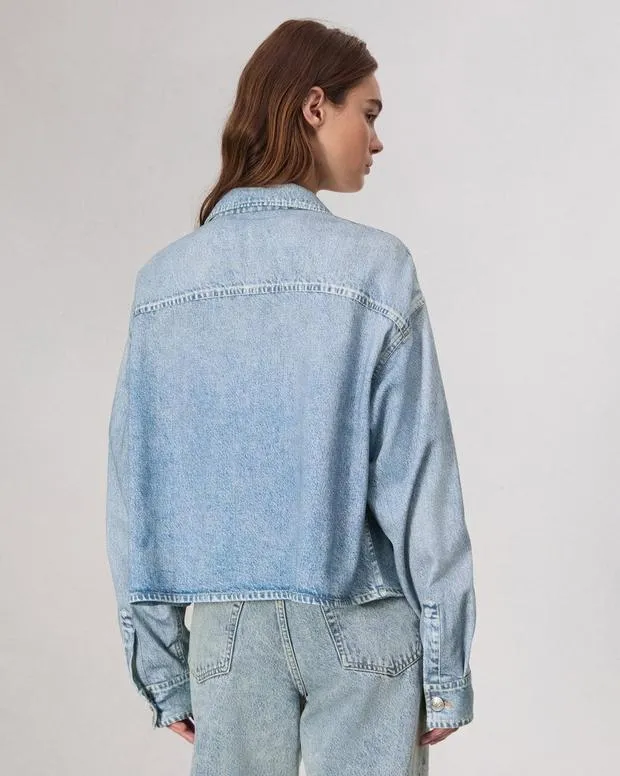 Women Jackets and Coats Rag and Bone Miramar Terry Jaiden Jacket Cotton Terry Valentina