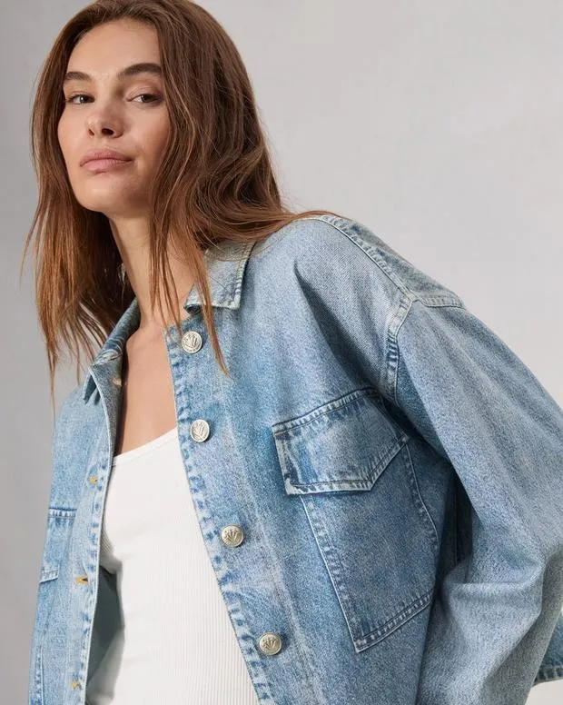 Women Jackets and Coats Rag and Bone Miramar Terry Jaiden Jacket Cotton Terry Valentina