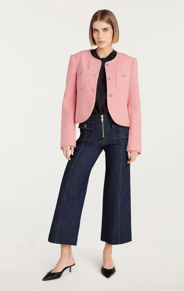 Women Jackets Cinq Sept Junia Jacket Quartz