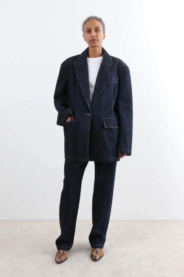 Women Jackets Outerwear Rachel Comey Abel Blazer Raw Wash Women Jackets Outerwear Rachel Comey Abel Blazer Raw Wash