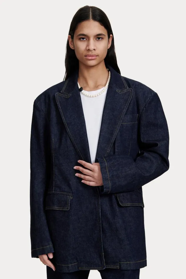 Women Jackets Outerwear Rachel Comey Abel Blazer Raw Wash Women Jackets Outerwear Rachel Comey Abel Blazer Raw Wash
