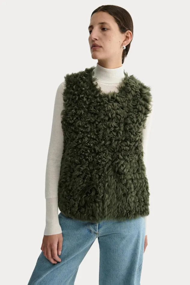 Women Jackets Outerwear Rachel Comey Elias Vest Olive