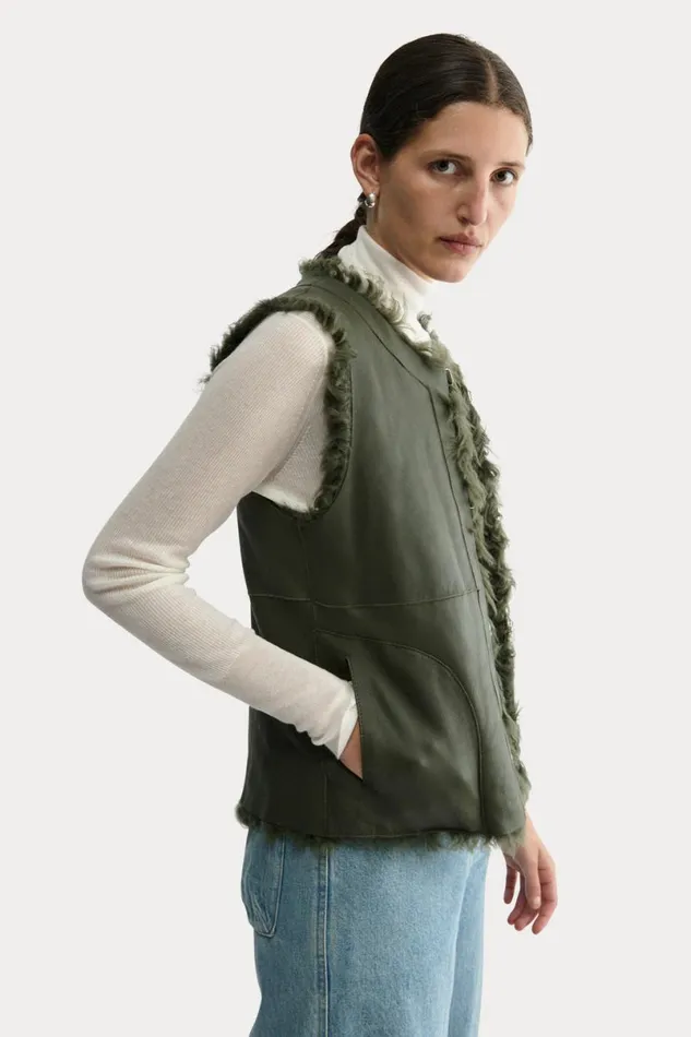 Women Jackets Outerwear Rachel Comey Elias Vest Olive Women Jackets Outerwear Rachel Comey Elias Vest Olive