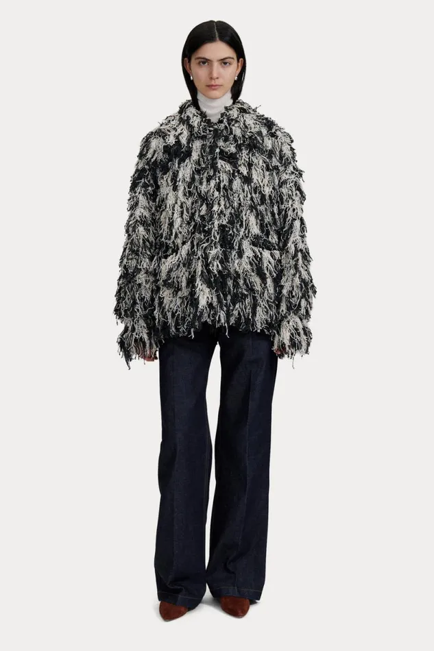 Women Jackets Outerwear Rachel Comey Olmos Jacket Blackwhite