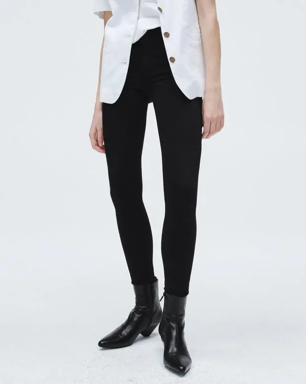 Women Jeans Rag and Bone Flexi Nina Skinny Jean Flexi Denim Black