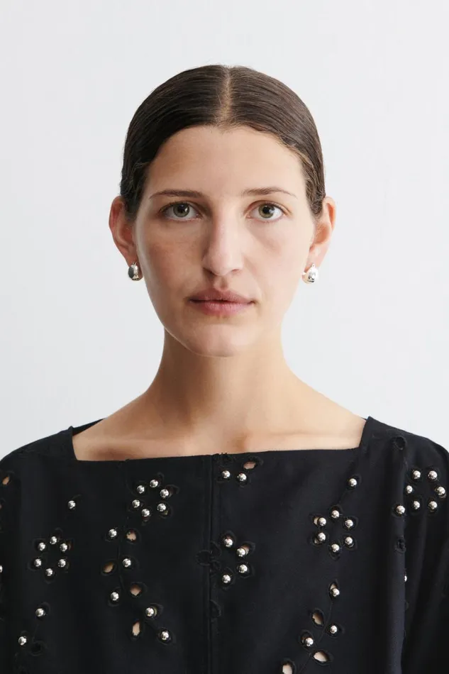 Women Jewelry Rachel Comey Baby Keel Hoop Silver Women Jewelry Rachel Comey Baby Keel Hoop Silver