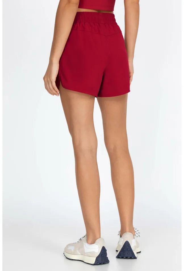 Women Johnny Was Bottoms Elements Waist Shorts Rio Red