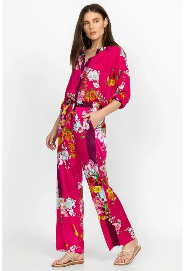 Women Johnny Was Bottoms Golden Bouquet Divine Pant Golden Bouquet