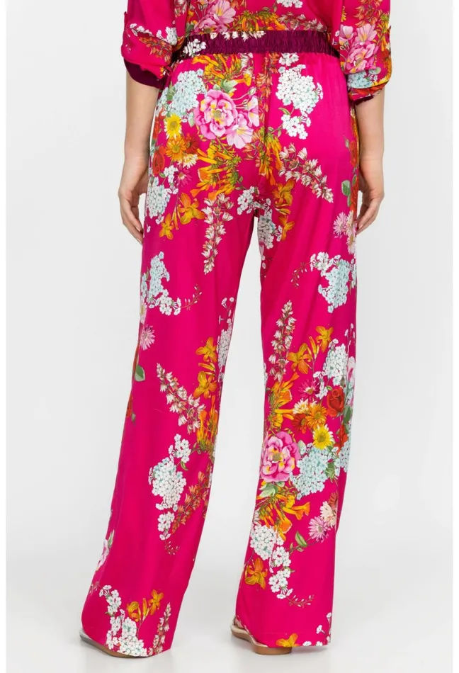 Women Johnny Was Bottoms Golden Bouquet Divine Pant Golden Bouquet