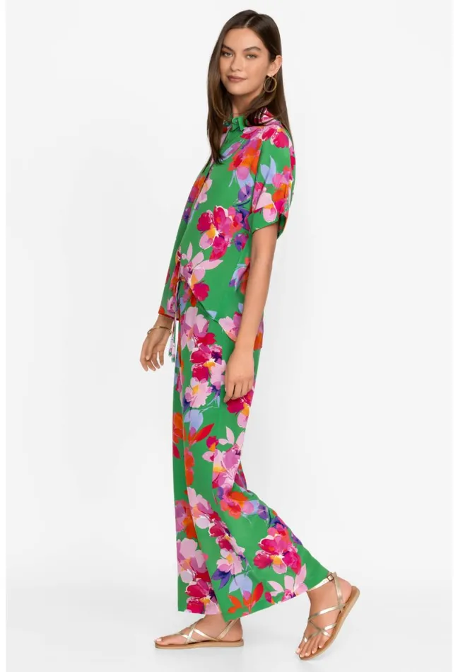 Women Johnny Was Bottoms Nadine Silk Pant Nadine