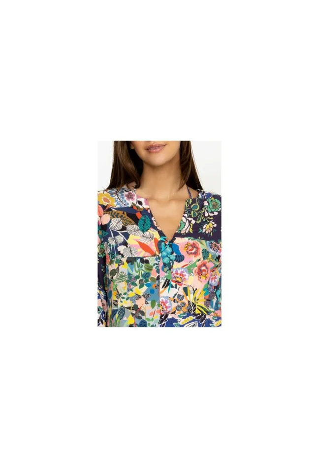 Women Johnny Was Cover Ups and Kimonos Layla Puff Sleeve Maxi CoverUp Layla