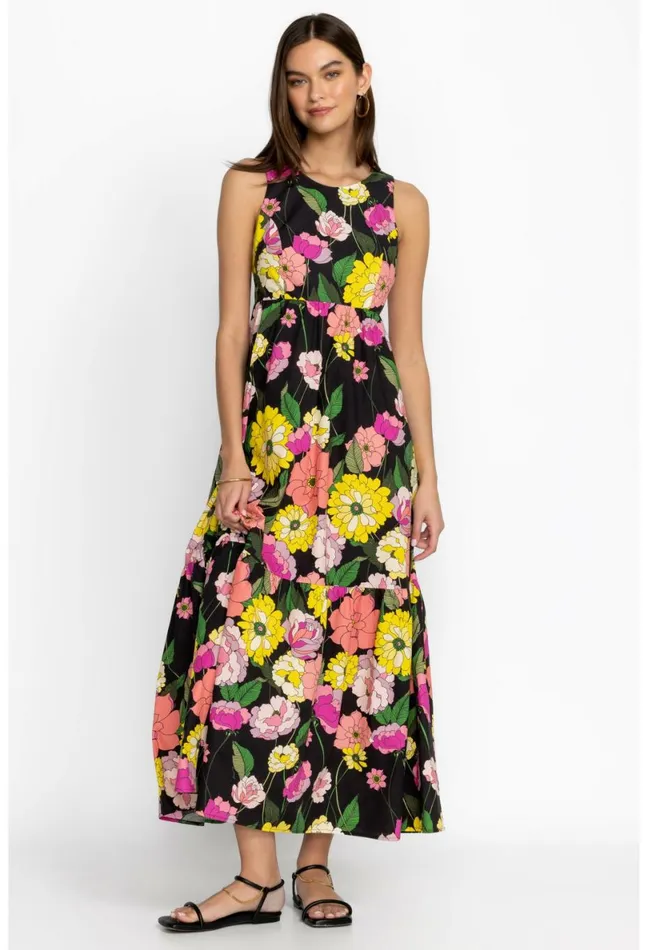 Women Johnny Was Dresses Cassia Maxi Dress Multi