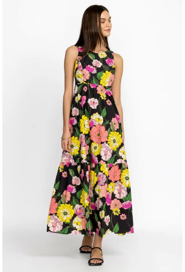 Women Johnny Was Dresses Cassia Maxi Dress Multi
