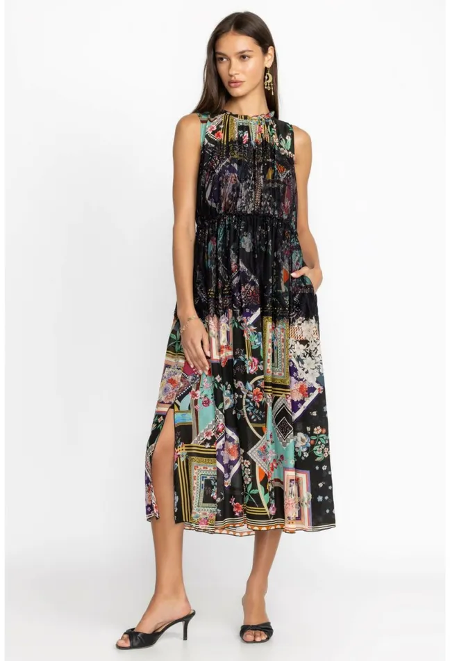 Women Johnny Was Dresses Elderberry Dress Multi