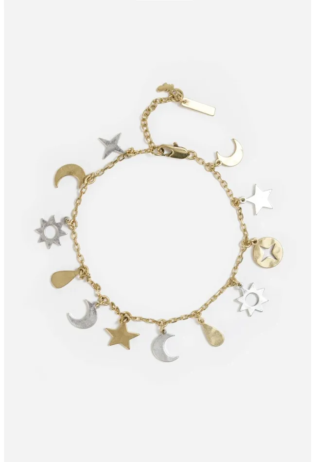 Women Johnny Was Jewelry Moondance Charm Bracelet Gold