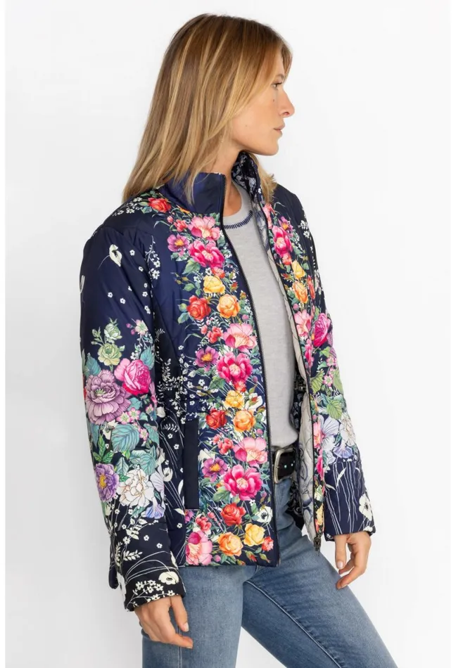 Women Johnny Was Outerwear Neutra Parka Jacket Multi