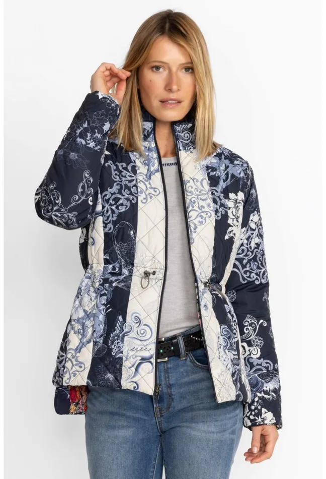 Women Johnny Was Outerwear Neutra Parka Jacket Multi