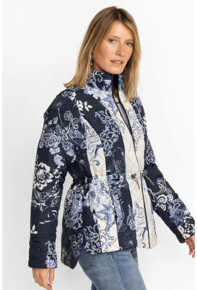 Women Johnny Was Outerwear Neutra Parka Jacket Multi