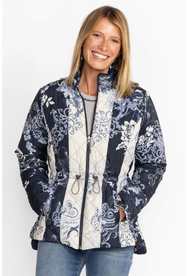 Women Johnny Was Outerwear Neutra Parka Jacket Multi