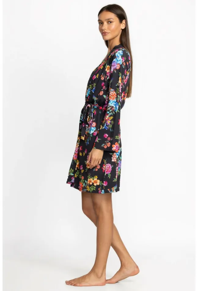 Women Johnny Was Sleepwear The Jonesy Sleep Robe Dreamer Noir