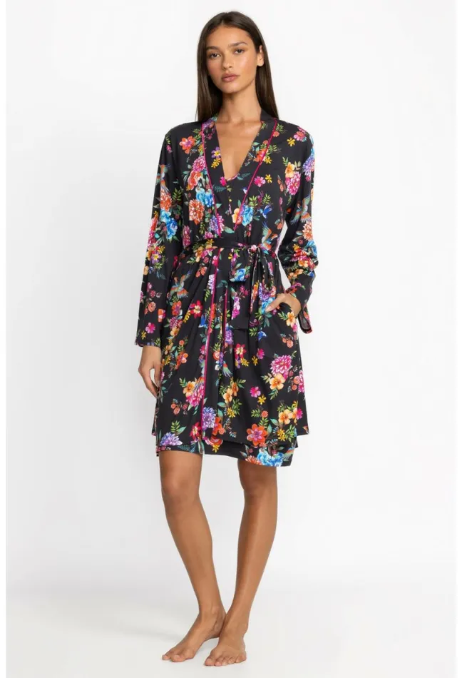 Women Johnny Was Sleepwear The Jonesy Sleep Robe Dreamer Noir