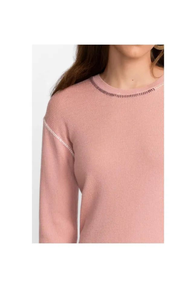 Women Johnny Was Tops Jj Pullover Light Rose