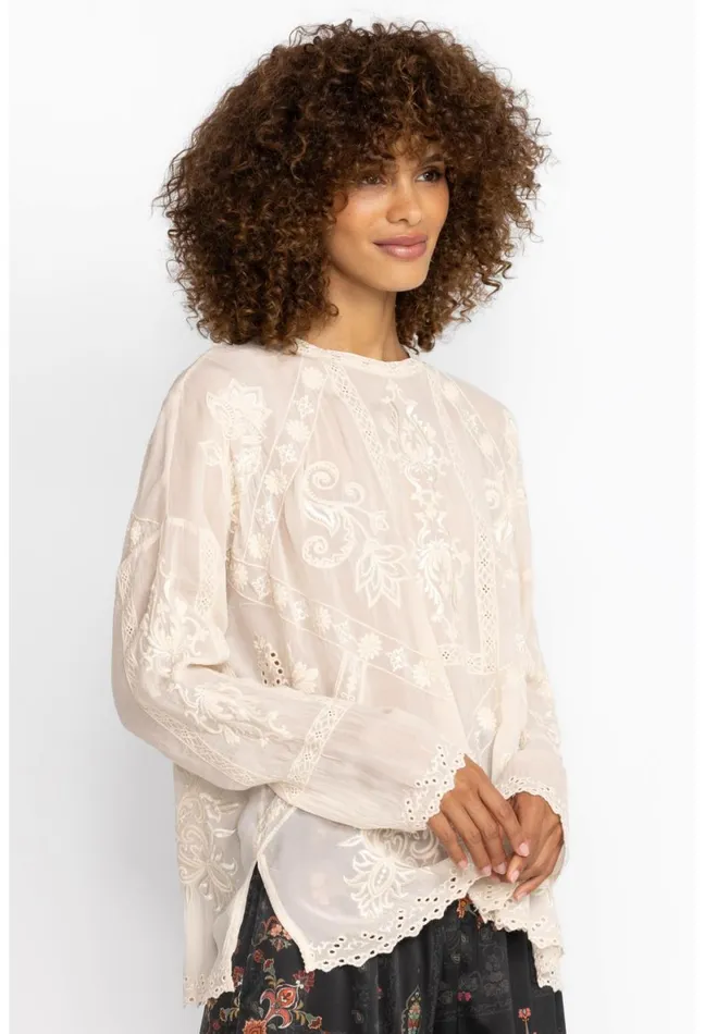 Women Johnny Was Tops Nola Blouse Shell