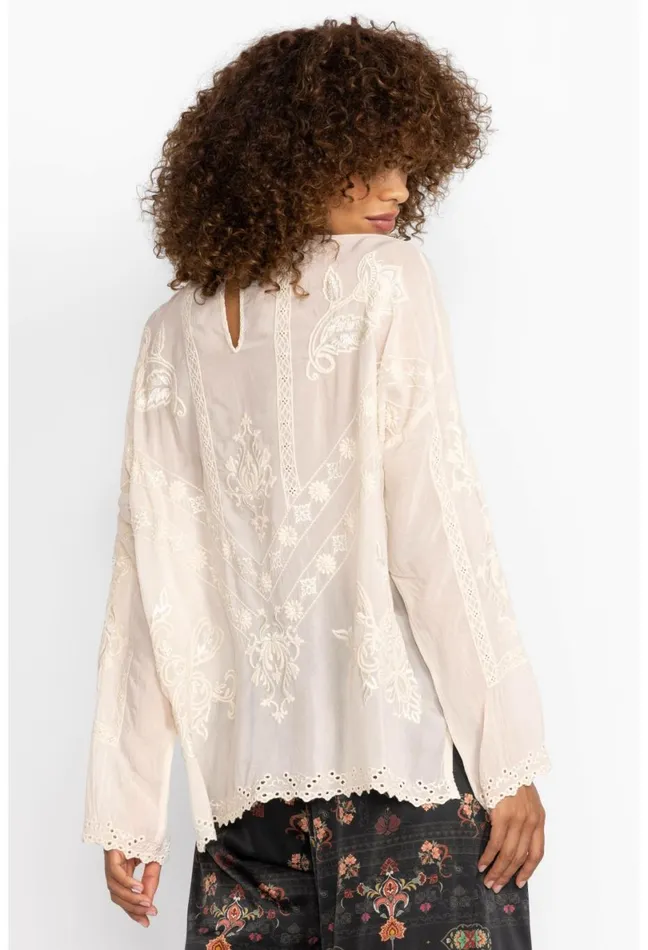 Women Johnny Was Tops Nola Blouse Shell