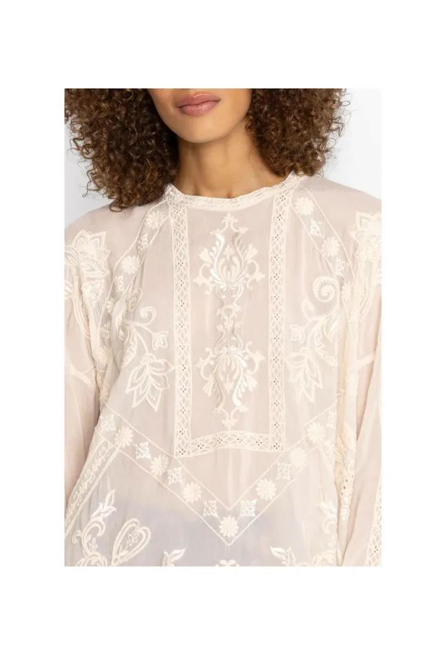 Women Johnny Was Tops Nola Blouse Shell