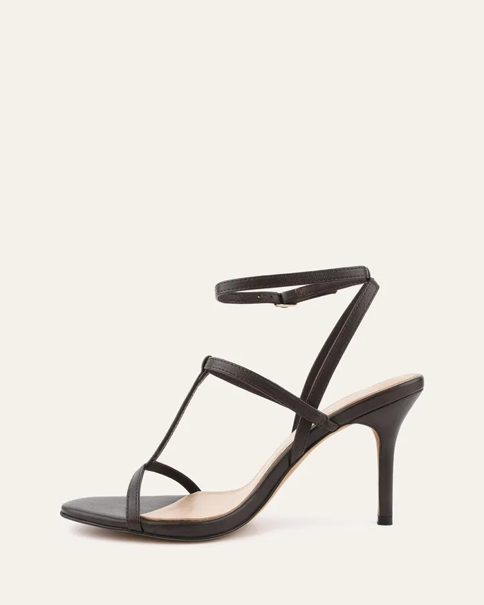 Women jomercer Lacey high heel sandals cacao leather HIGH SANDALS Women jomercer Lacey high heel sandals cacao leather HIGH SANDALS