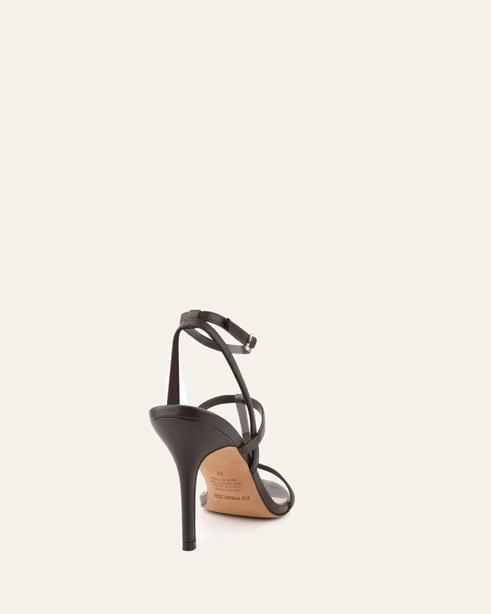 Women jomercer Lacey high heel sandals cacao leather HIGH SANDALS Women jomercer Lacey high heel sandals cacao leather HIGH SANDALS