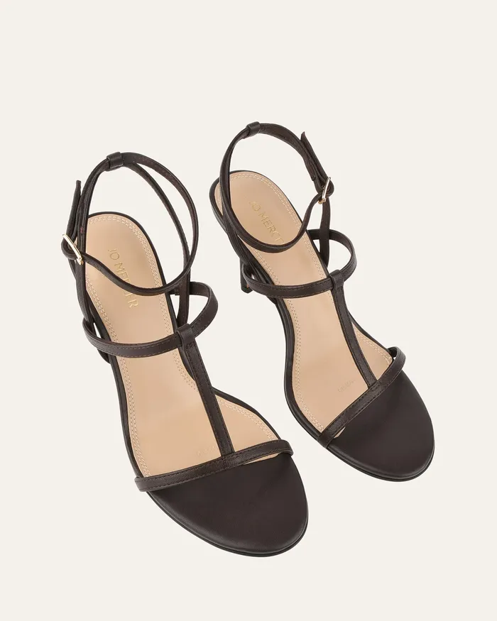 Women jomercer Lacey high heel sandals cacao leather HIGH SANDALS Women jomercer Lacey high heel sandals cacao leather HIGH SANDALS