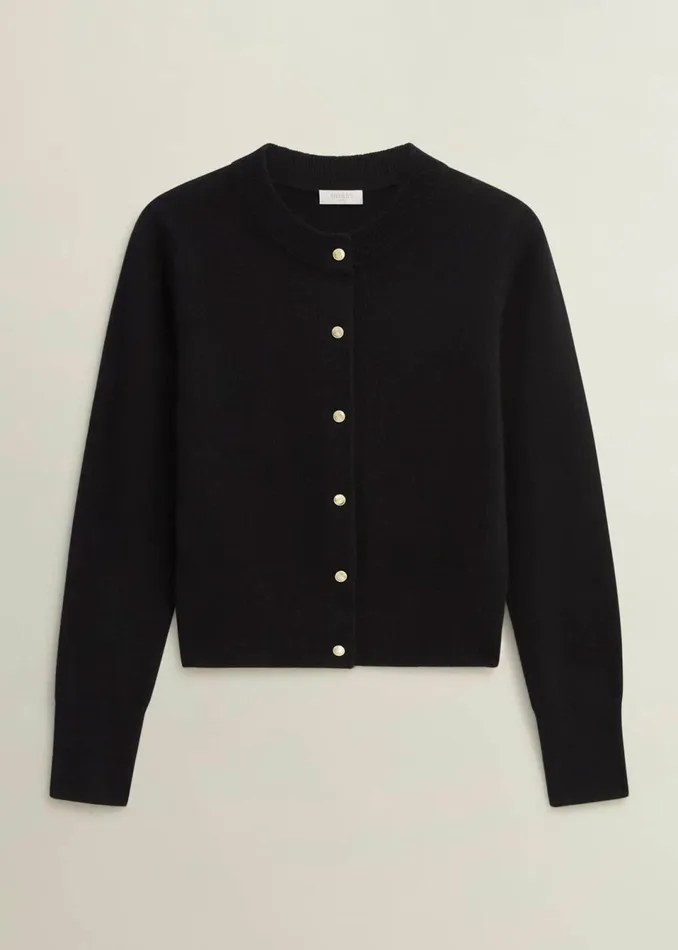 Women Jumpers and Cardigans Hobbs Monica Cashmere Cardigan Hobbs Black