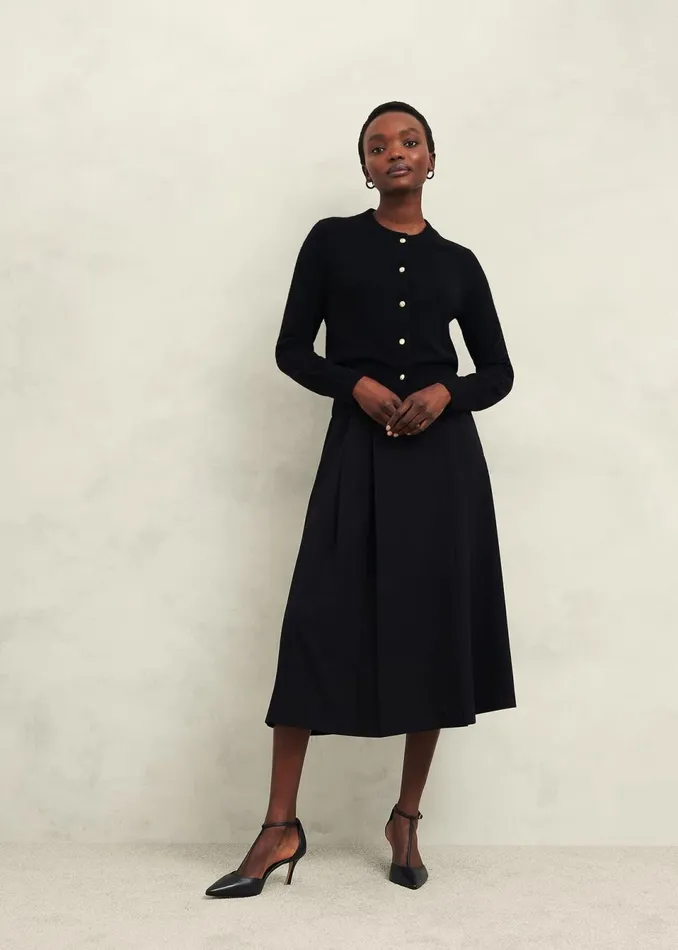 Women Jumpers and Cardigans Hobbs Monica Cashmere Cardigan Hobbs Black