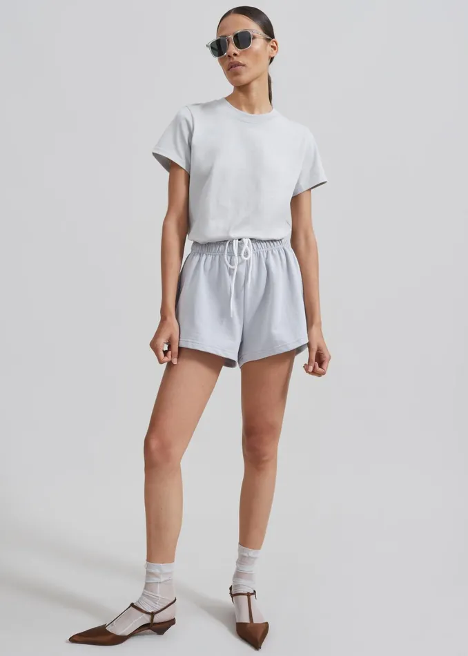 Women Kenz Baby Tee 8211 Grey The Frankie Shop Tops