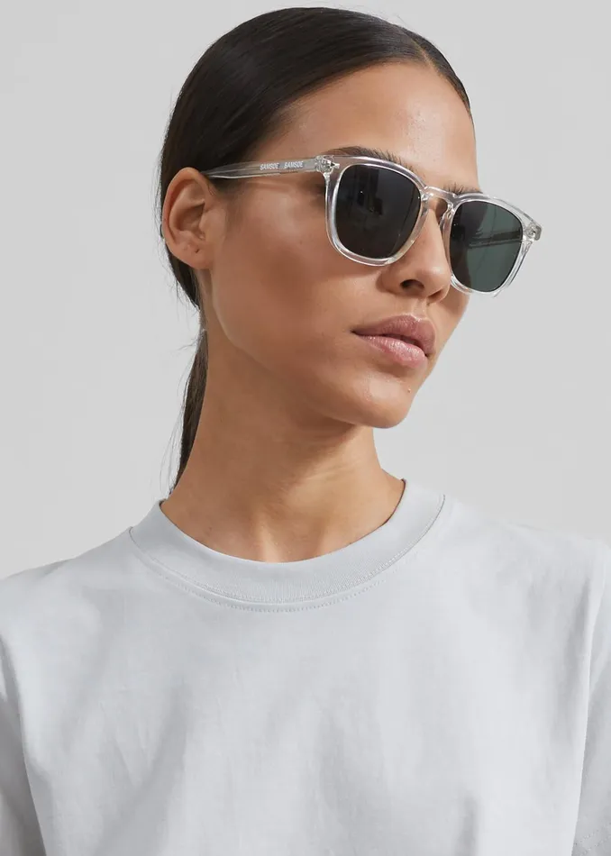 Women Kenz Baby Tee 8211 Grey The Frankie Shop Tops