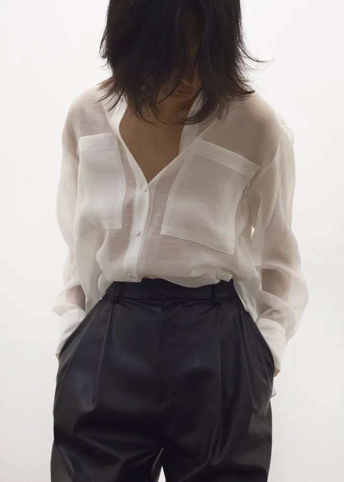 Women Kier Blouse 8211 Off White The Frankie Shop Tops