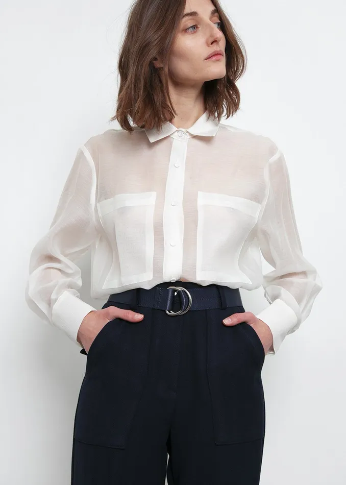 Women Kier Blouse 8211 Off White The Frankie Shop Tops