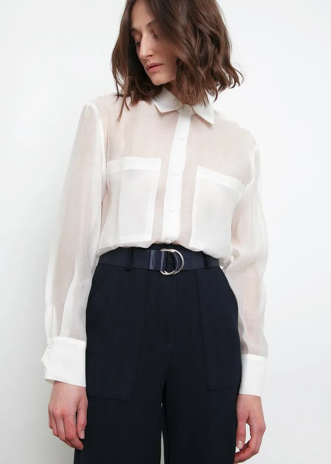 Women Kier Blouse 8211 Off White The Frankie Shop Tops