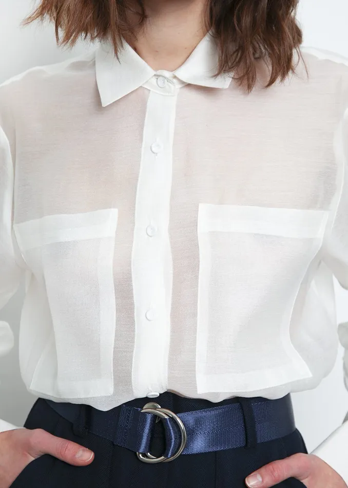 Women Kier Blouse 8211 Off White The Frankie Shop Tops