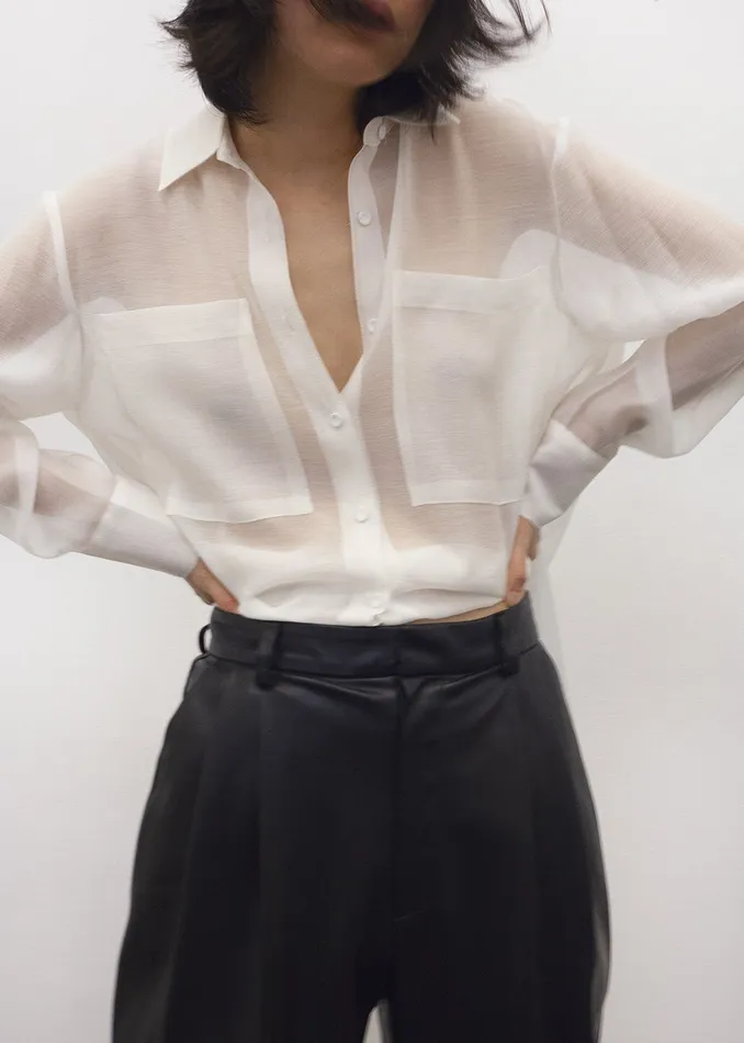 Women Kier Blouse 8211 Off White The Frankie Shop Tops