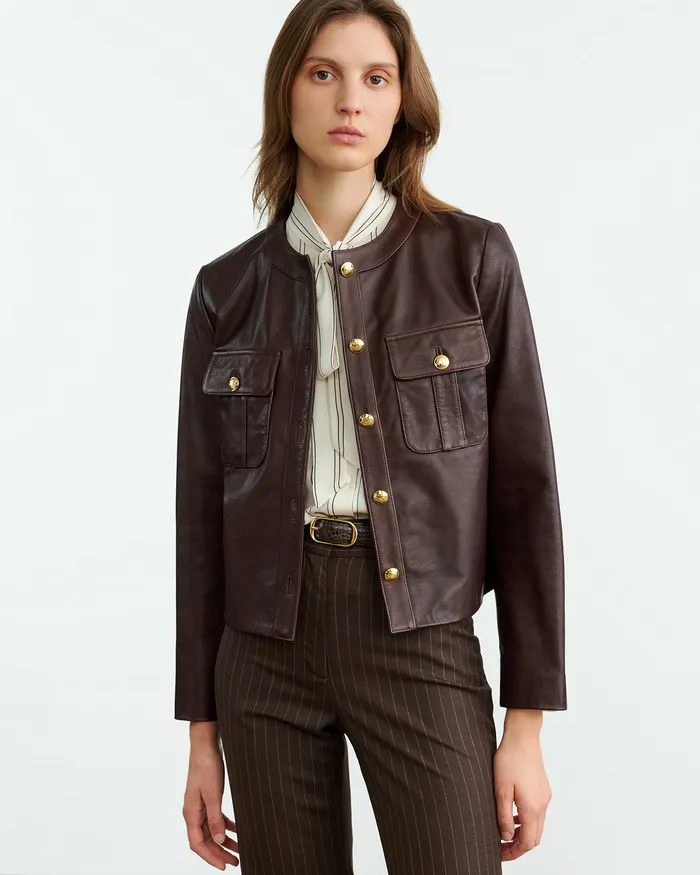 Women KITRA JACKET Brown Jackets and Blazers Nili Lotan