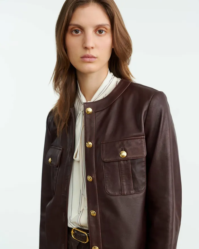 Women KITRA JACKET Brown Jackets and Blazers Nili Lotan