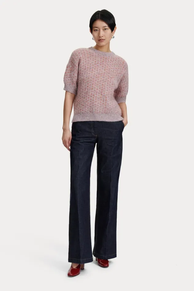 Women Knits Rachel Comey Kiuru Vest Lavender Multi Women Knits Rachel Comey Kiuru Vest Lavender Multi